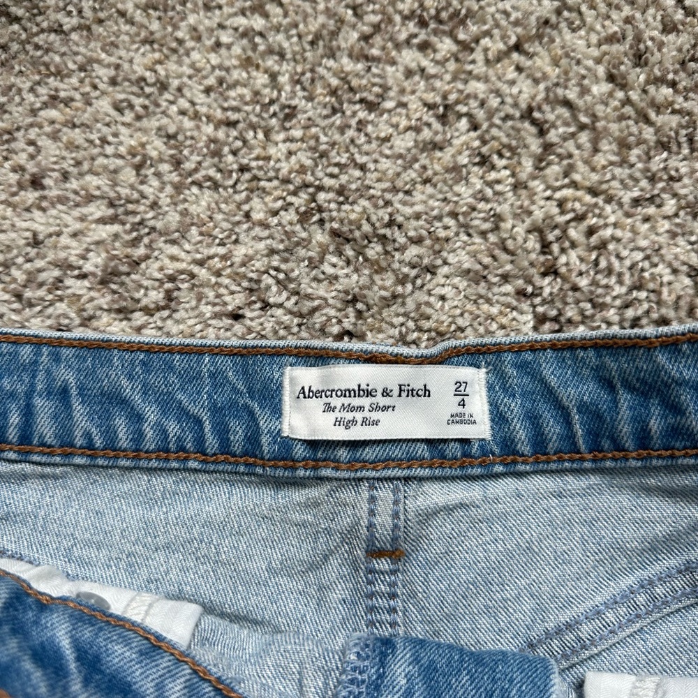 A&F High Rise Mom Shorts - Picture 7 of 8